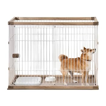 【アイリスオーヤマ】ウッディサークル　ケージ　 小型犬用 アイリスオーヤマ ウッディサークル PWSR-960V (犬小屋・ケージ
